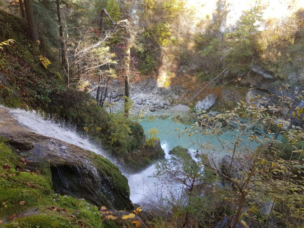 Wasserfall Slizza Schlucht in Tarvis, © Elisabeth Pfeifhofer